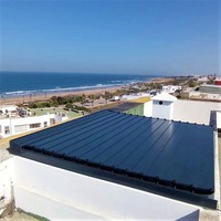 Système de toiture de pergola rétractable automatique avec capteur de pluie, télécommande électrique, lamelles en aluminium, imperméable, en PVC, pour terrasse