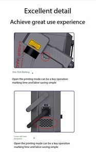 Cầm tay pin cắm kim loại thép không gỉ máy chữ cầm tay mã hóa Máy khắc laser laser đánh dấu máy - Product Image 5
