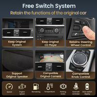 Junsun kotak modul otomatis Android Carplay nirkabel untuk BMW 1 2 3 4 5 7 X1 X3 X4 X5 MINI NBT sistem cermin Tautan AirPlay