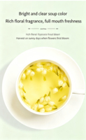 Thé au jasmin pur pour soulager l'anxiété, fleurs de jasmin séchées en vrac, sans caféine, pour la relaxation du soir, réduction du stress, sommeil naturel