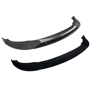 Amp-Z Front Lip Splitter For Bmw X3 G01 X4 G02 Early M Sport Piano Black Carbon Fiber Texture Matte Finish - Product Image 5