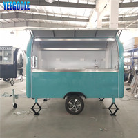 Camion de vente ambulante électrique pour la restauration rapide, la crème glacée, le popcorn, le café, le kiosque à vendre, CE