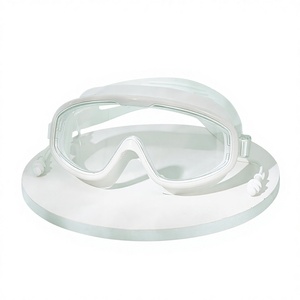 Lunettes de <span class=keywords><strong>natation</strong></span> pour femmes avec logo personnalisé, haute définition, anti-buée, étanches, à grande monture, vente en gros en sachet OPP - Product Image 3