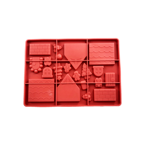 Nuevo Molde de Silicona Antiadherente para Hornear Pasteles con Forma de Castillo Navideño y <span class=keywords><strong>Caballo</strong></span> - Product Image 1