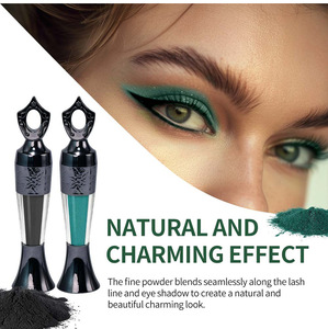 Poudre d'eye-liner Kohl 5 couleurs (noir, <span class=keywords><strong>bleu</strong></span>, vert, vert foncé) - Imperméable et anti-bavures pour un maquillage agrandissant les <span class=keywords><strong>yeux</strong></span> - Product Image 4