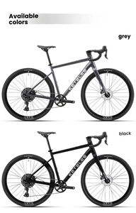 Bicicleta de Carretera de Carreras de Aleación de Aluminio para Hombre y Mujer, Sistema de Cambios de 10 Velocidades, Suspensión Delantera, Frenos de Disco Hidráulicos, Diseño Aerodinámico - Product Image 5