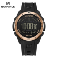 Montre étanche NAVIFORCE NF7138 pour homme avec chronographe, lumineuse, sportive, de luxe, bracelet en silicone