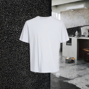 เสื้อยืดคอตตอนถักน้ำหนัก 180 กรัม ผ้าฝ้าย 100% คอกลม แขนสั้น ย้อมเส้นด้าย เสื้อเจอร์ซีย์ลำลอง สำหรับใส่เป็นยูนิฟอร์ม - Product Image 3