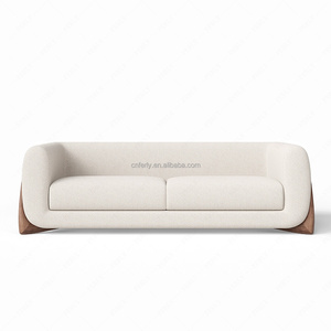 FERLY Modern Style Design Soft Modern Wooden <strong>Floor</strong> <strong>Sofa</strong> Living Room Furniture Home Furniture Double <strong>Sofa</strong> - Product Image 4