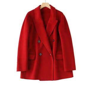 เสื้อโค้ทผ้าขนสัตว์ไซส์ใหญ่ เสื้อสเวตเตอร์แคชเมียร์ขนสัตว์สำหรับผู้หญิง เสื้อคลุมคาร์ดิแกนยาวลำลองสำหรับฤดูหนาว แบบถักลายนูนตามสั่ง - Product Image 3