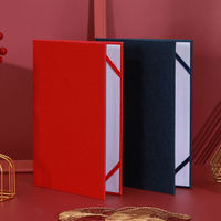 Carpeta de Cuero PU A4, Porta Diplomas y Certificados, 8.5X11 Pulgadas, con Logotipo Personalizado Impreso