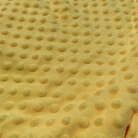 Vente en Gros Super Doux Polaire en Peluche Minky Dot Couverture Bébé Tissu Polyester
