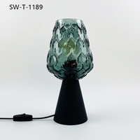Lampe de table minimaliste nordique pour salon, décoration de chevet, lampe de bureau LED marron, lampe de table en métal pour hôtel