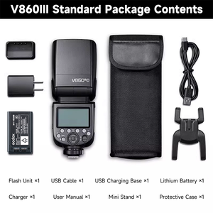 Flash para Cámara <span class=keywords><strong>Godox</strong></span> <span class=keywords><strong>V860III</strong></span> V860 III TTL HSS Original con Luz de Modelado y Batería de Iones de Litio para Sony Canon Nikon Fuji - Product Image 6
