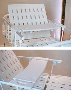 Convient au plateau de lit de <span class=keywords><strong>table</strong></span> de rail latéral de 34.6 à 41.3 "de largeur <span class=keywords><strong>pour</strong></span> <span class=keywords><strong>manger</strong></span> et ordinateurs portables <span class=keywords><strong>Table</strong></span> de lit d'hôpital plateau de chevet médical - Product Image 2