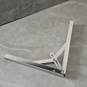 Heavy Duty <strong>Shelf</strong> <strong>Bracket</strong> Triangle L Shape <strong>Shelf</strong> Support Foldable Adjustable Wall Mounting <strong>Bracket</strong> - Product Image 1