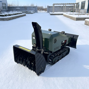 Robot souffleuse à neige télécommandée, autonome, sur chenilles, alimenté par batterie, marque HD, pour l'élimination professionnelle de la neige municipale - Product Image 2