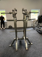 Machine de musculation professionnelle à charge libre Viking Press pour mollets et épaules