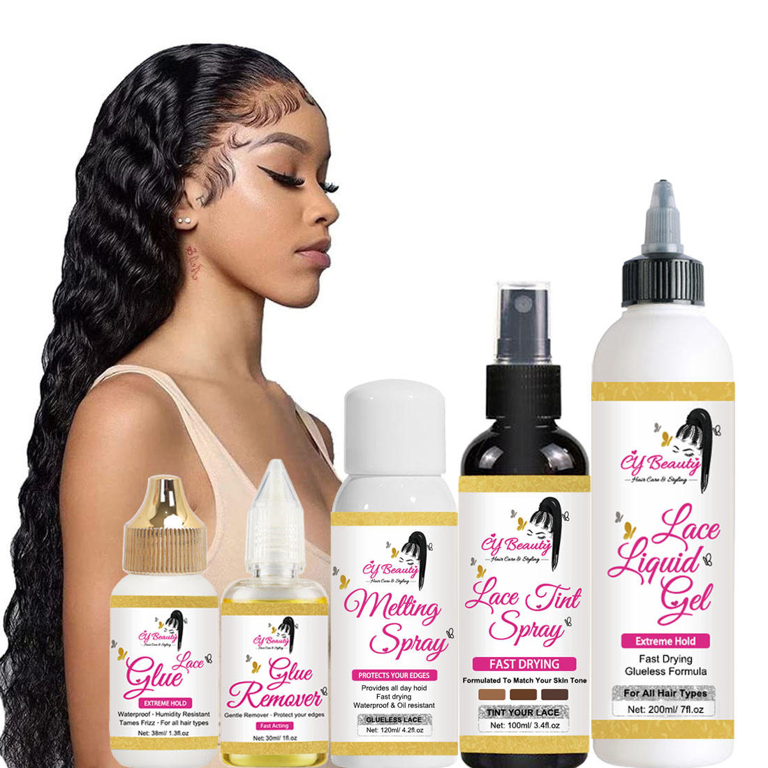 Kit de pegamento de encaje