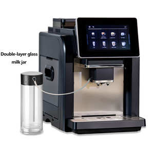 Cafetera Comercial Transfronteriza Tres en Uno Totalmente Automática con Molinillo, Espumador de Leche con Tanque y Espresso Italiano - Product Image 6