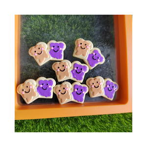Kawaii burro di arachidi Jelly Charms <span class=keywords><strong>accessori</strong></span> in resina per artigianato fai da te copricapo Bow Decor Ear Studs creazione di gioielli - Product Image 5