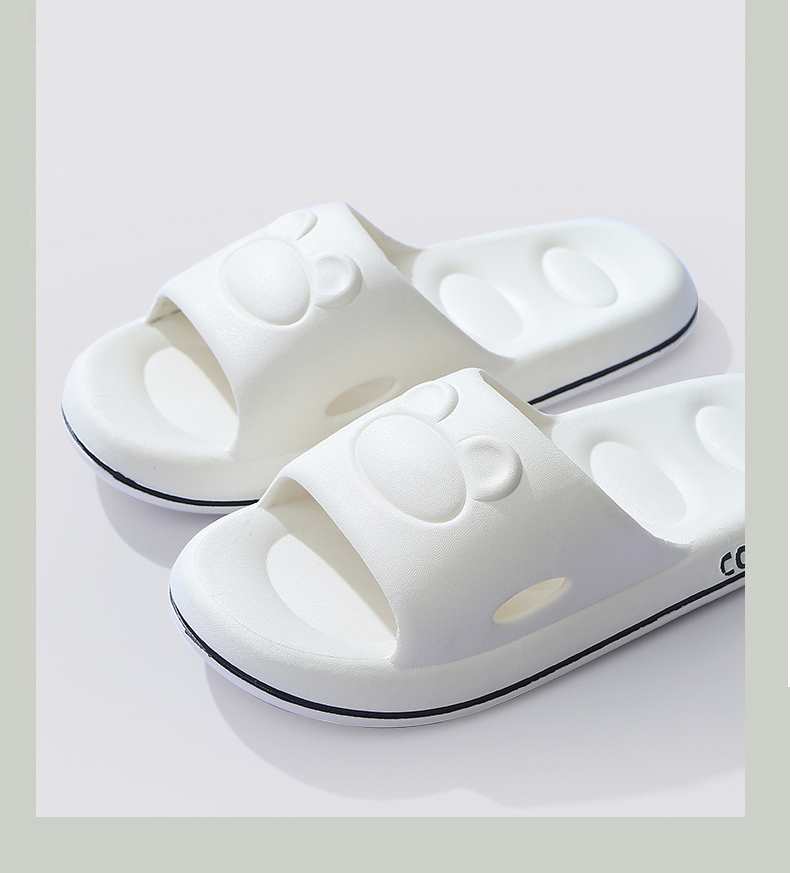 Summer Indoor Home non-slip Couples Slippers Thick Soled PVC Platform Slides Shoes