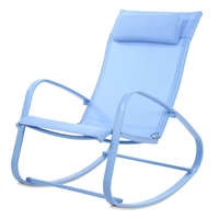 Chaise longue confortable de style nordique pour salon, balcon, extérieur et intérieur, chaise à bascule lourde pour le loisir, vente en gros personnalisée