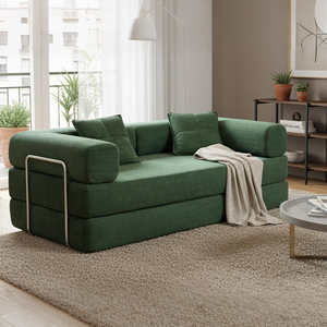 Divano <span class=keywords><strong>Letto</strong></span> di Lusso Convertibile in Poltrona Pieghevole in Tessuto Compresso Sottovuoto per Piccoli Appartamenti e Case - Product Image 3