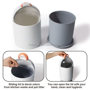 Poubelle commerciale moderne en ABS, à ouverture supérieure, pour bureau intérieur, poubelles de bureau intelligentes pour usine - Product Image 2