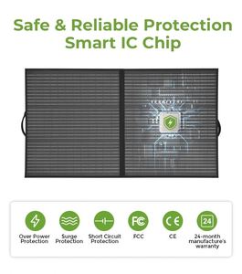 Mejor precio 100W 18V Paneles solares plegables y portátiles Cargador de batería de teléfono celular con energía solar - Product Image 3