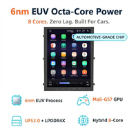 Autoradio 2 DIN 9,7 pouces HD QLED avec écran tactile, Carplay, Android Auto, 4G WIFI, multimédia audio DSP, RGB, émetteur FM, GPS