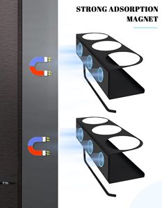 Organizador Magnético para Botellas de Agua, para Vasos Stanley de 40 y 30 oz, Soporte Magnético para Vasos, para Refrigerador, Cocina, Estante de Almacenamiento para Vasos - Product Image 4