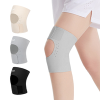 Rodillera Deportiva Ultrafina y Transpirable de Spandex para Running, Yoga y Fitness, Compresión Ligera