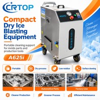 Équipement de sablage à glace sèche Crtop pour l'entretien des ateliers compacts et le nettoyage multi-stations des usines