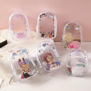 กระเป๋าใส่ตุ๊กตาใสแบบพกพาสำหรับเดินทางตุ๊กตาอะนิเมะของเล่นกันฝุ่นกระเป๋าเก็บของ PVC - Product Image 6