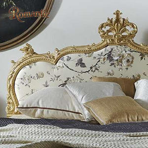 Venta de Fábrica, Juego de Muebles de Dormitorio de Lujo de Estilo Clásico Francés, Cama Doble de Madera de Abedul Maciza de Lujo, Estructura de Cama Ajustable - Product Image 2