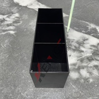 Usine personnalisée acrylique maquillage brosse vitrine bureau écologique Perspex stylo présentoir pour magasin de détail
