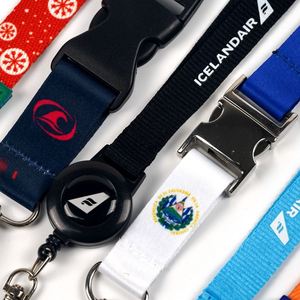 Promotional Sublimation Custom Printed Neck Strap <b>Polyester</b> <b>Lanyard</b> with Custom logo - Product Image 2