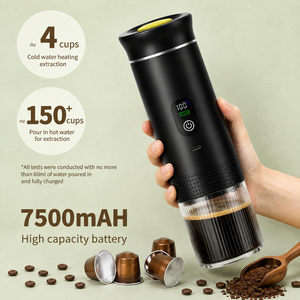 เครื่องชงกาแฟพกพาไฟฟ้าแบบมือถือรุ่นอัปเกรด OEM/ODM พร้อมโลโก้สั่งทำพิเศษ พร้อมขาตั้งและกระเป๋าสำหรับพกพา เหมาะสำหรับการเดินป่า ตกปลา ทำกิจกรรมกลางแจ้ง - Product Image 2