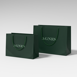 Sac cadeau en carton noir ivoire de luxe personnalisé avec ruban Logo de marque privée pour l'emballage de vêtements, de chaussettes, de chaussures - Product Image 2