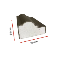 Moldura Decorativa de Espuma de Cemento EPS para Aleros, Paredes Exteriores de Villas, Ventanas y Marcos de Puertas, Certificación CE, Resistente al Fuego e Impermeable