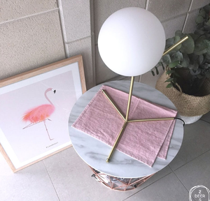Listo para enviar diseño clásico bola de cristal decoración del hogar junto a la cama Lámpara de mesa - Product Image 2