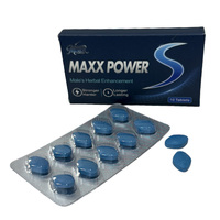 Complément Masculin à Base d'Extraits Naturels de Plantes, Marque Propre, Comprimés Bleus pour Retarder l'Éjaculation chez l'Homme