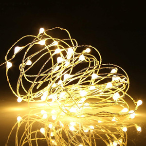 Outdoor <strong>Indoor</strong> Copper Wire Fairy <strong>Lights</strong> <strong>Battery</strong> Operated Christmas <strong>Lights</strong> for Garden Yard Patio Tree Party-<strong>Battery</strong> Operated - Product Image 5