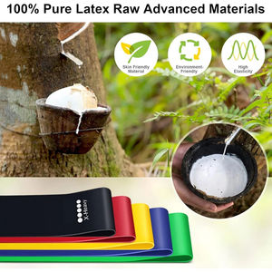 Bandas Elásticas de Resistencia para Yoga al por Mayor, Bandas de Goma para Fitness de 0.3mm-1.1mm, Equipo Deportivo para Entrenamiento - Product Image 6