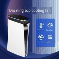 Ventilateurs de refroidissement pour consoles de jeu PS5, anti-poussière et étanches, avec éclairage RGB.
