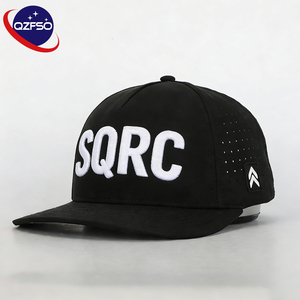 Gorra de Béisbol QZFSO Personalizada de 5 Paneles con Visera Curva, Estilo Desestructurado, Cierre a Presión, Algodón, Logotipo Bordado en 3D, Gorra Trucker de Lona para Papá - Product Image 1