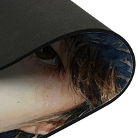 Tapis de souris personnalisé avec portrait de dessin animé anime en sublimation aquarelle - Base en caoutchouc naturel écologique, taille personnalisée disponible en stock