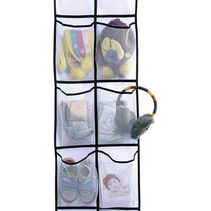 <b>Large</b> 12-Pocket <b>Square</b> Fabric Storage Organizer Bag Eco-Friendly Over-The-Door Foldable Hanging Shoe Sundries Custom Transparent - Product Image 6