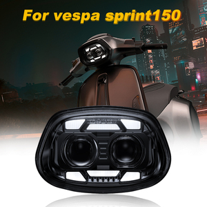 Faro fendinebbia a LED ad alta luminosità Shark Power per moto, sistema di illuminazione e accessori per <span class=keywords><strong>Vespa</strong></span> <span class=keywords><strong>150</strong></span> - Product Image 1